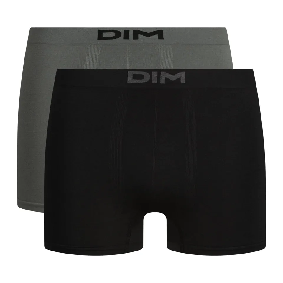 DIM Boxer Seamless Micro Boxer Uomo x2 XL nero
