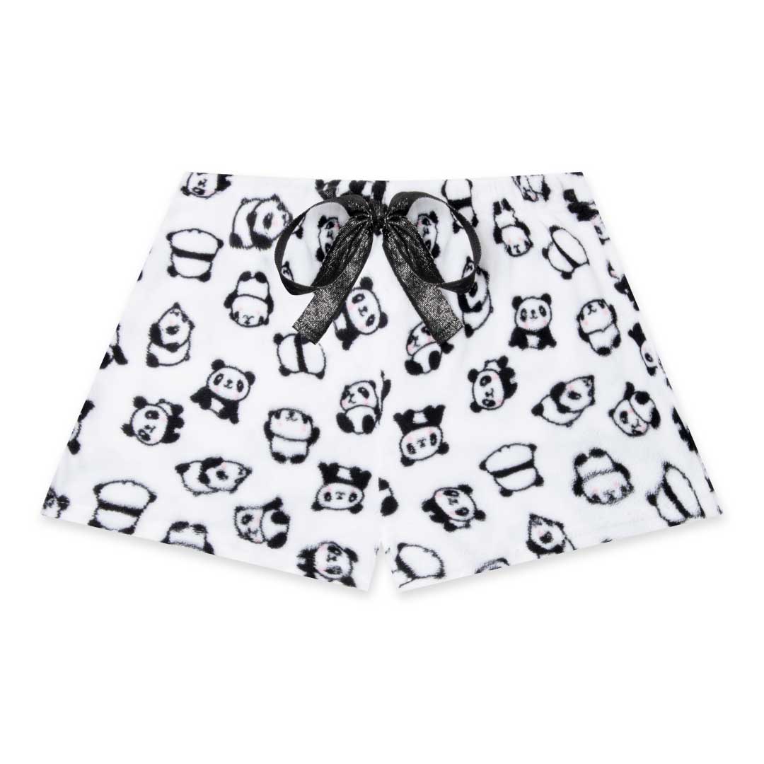 René Rofé 2-Pack Plush Fleece shorts pigiama leopardo S
