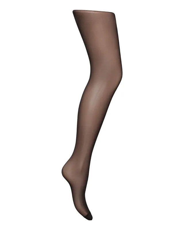 DIM Noir collant nero donna satinato