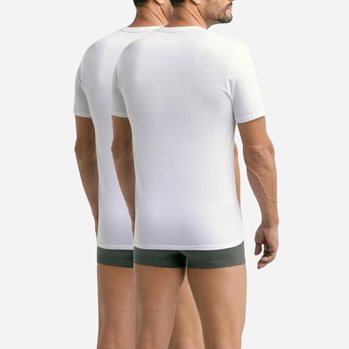 DIM Good T-Shirt Scollo a V Uomo 2 Pezzi Cotone Bio