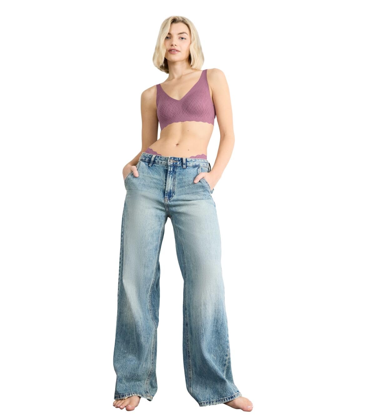 Sloggi Zero Feel Bliss Soft Bra reggiseno lilla L
