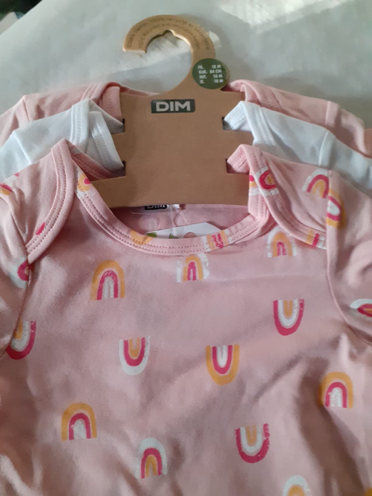 Dim Baby body neonato manica lunga cotone bio set