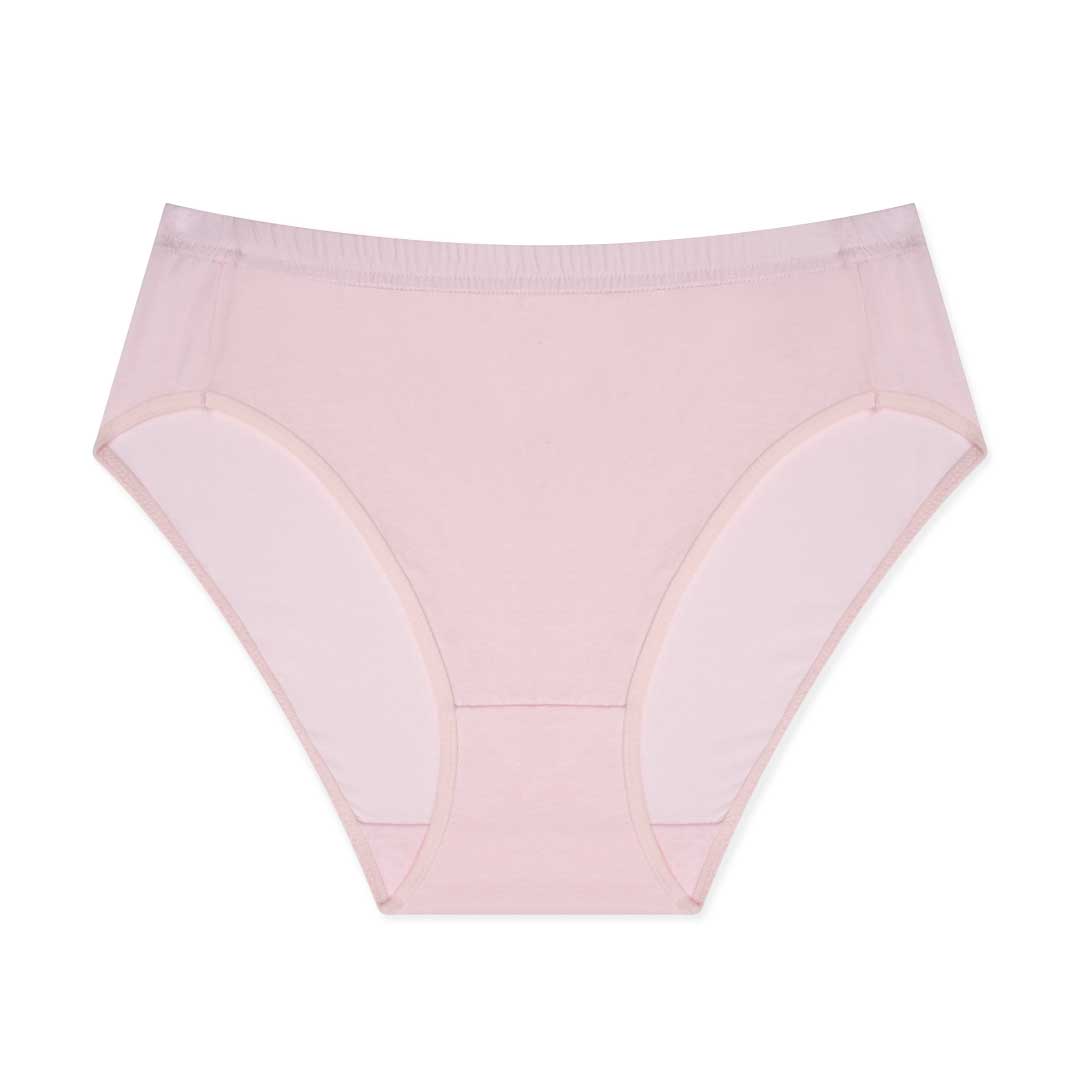 René Rofé Cotton Spandex Hi Cut Slip sgambato nero cotone