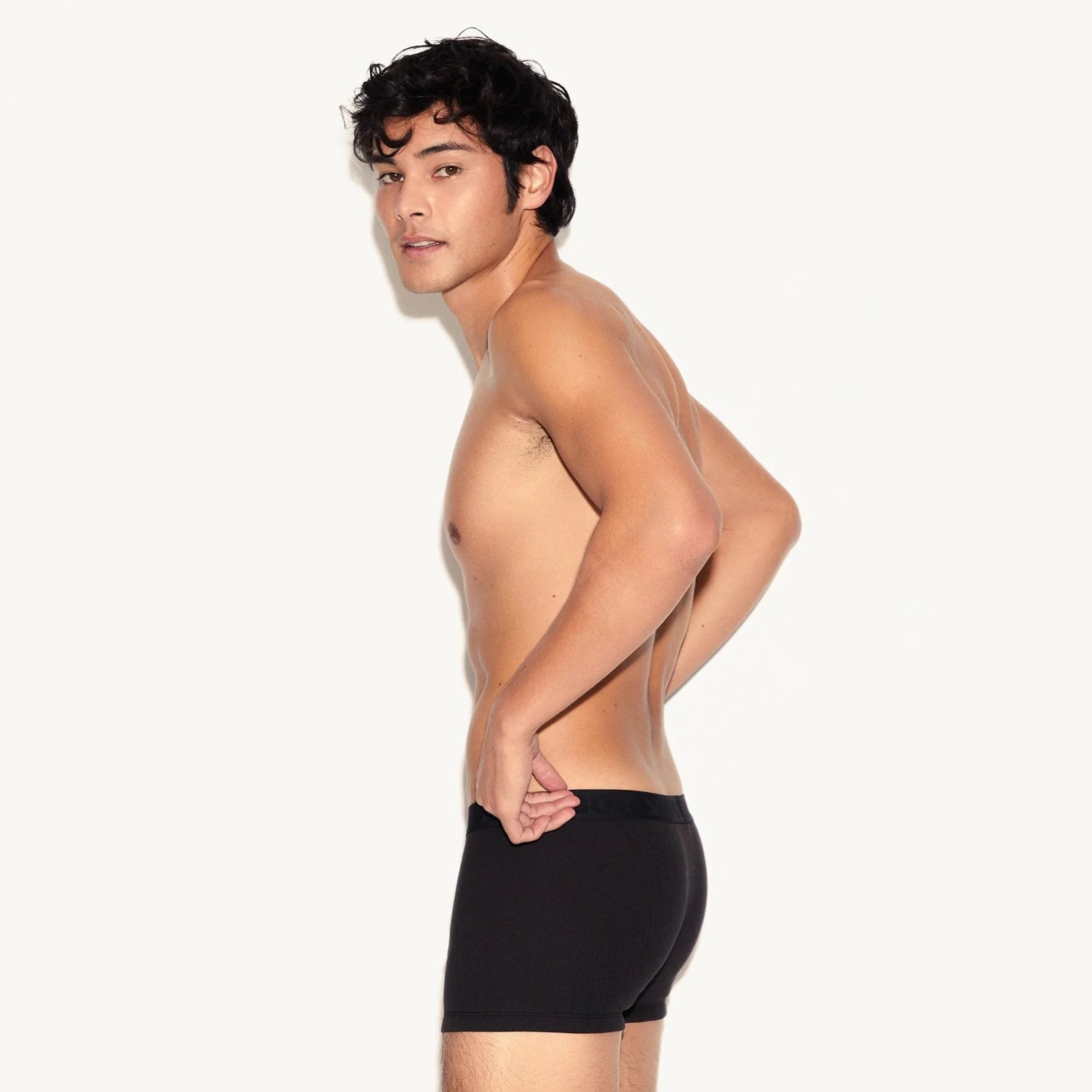 Playboy Essentials Rib Boxer storm modal elasticizzato