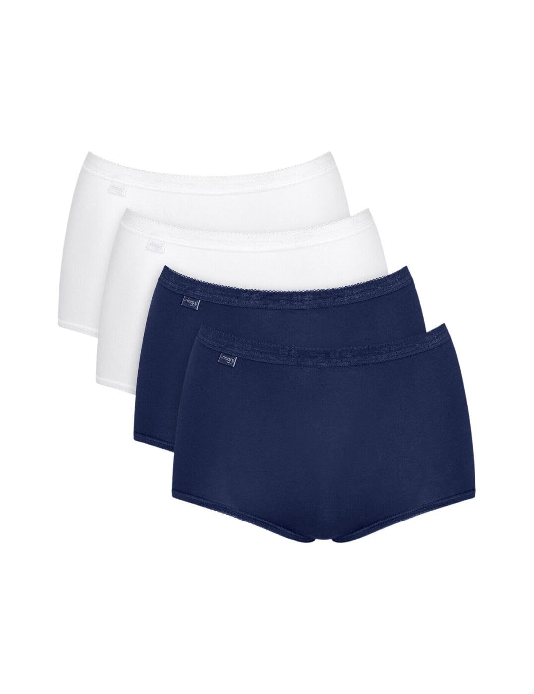 Sloggi Basic+ Slip Donna Cotone x4 Uso Quotidiano