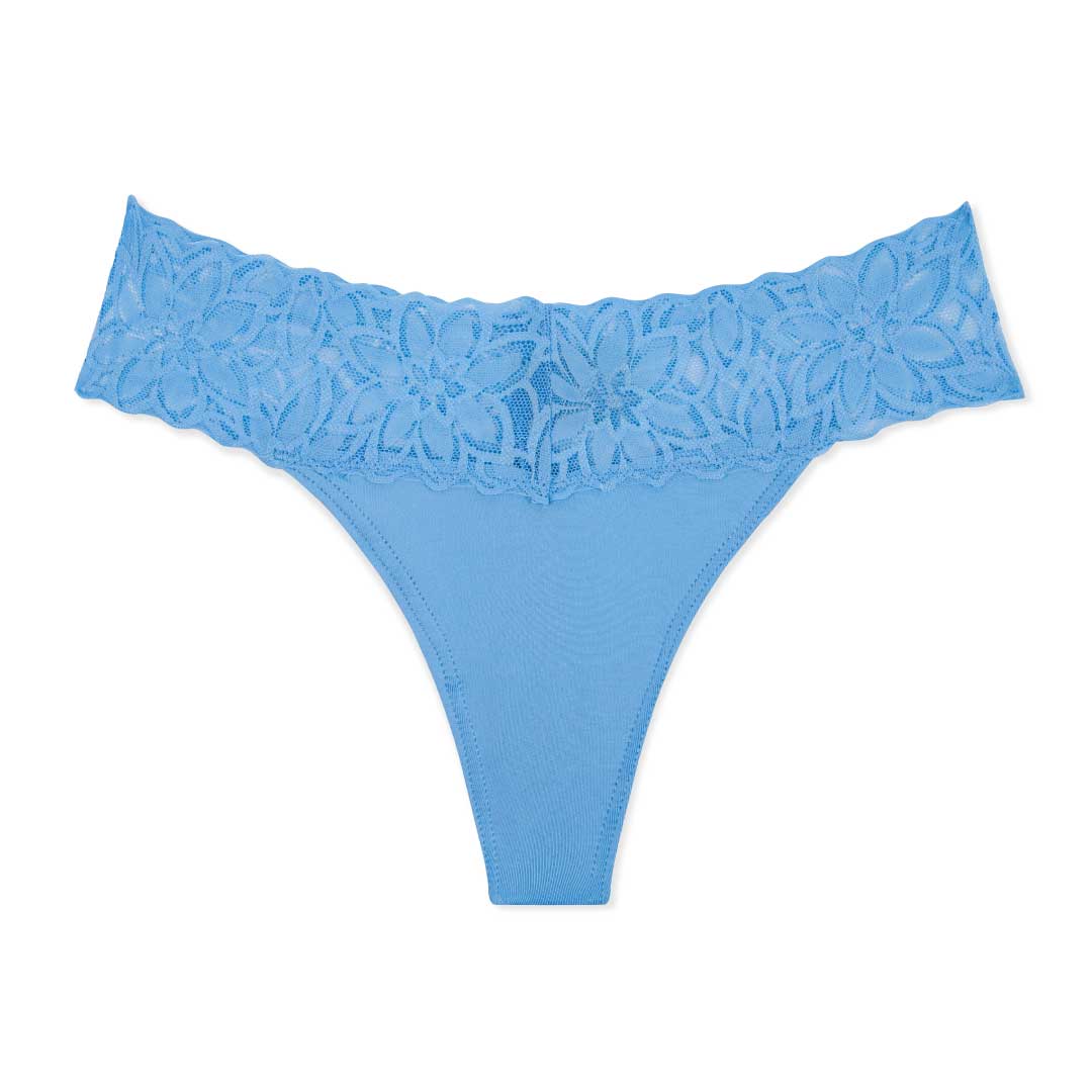René Rofé perizoma microfibra pizzo 5 pezzi colori