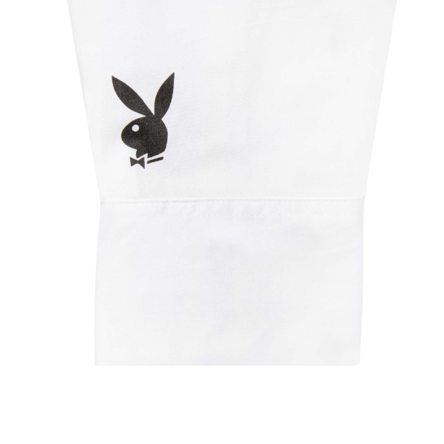 Playboy Boyfriend Button Down camicia bianca oversize