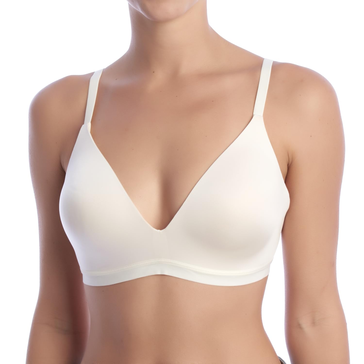 Sloggi Wow Comfort 2.0 reggiseno push-up Ecru scollato