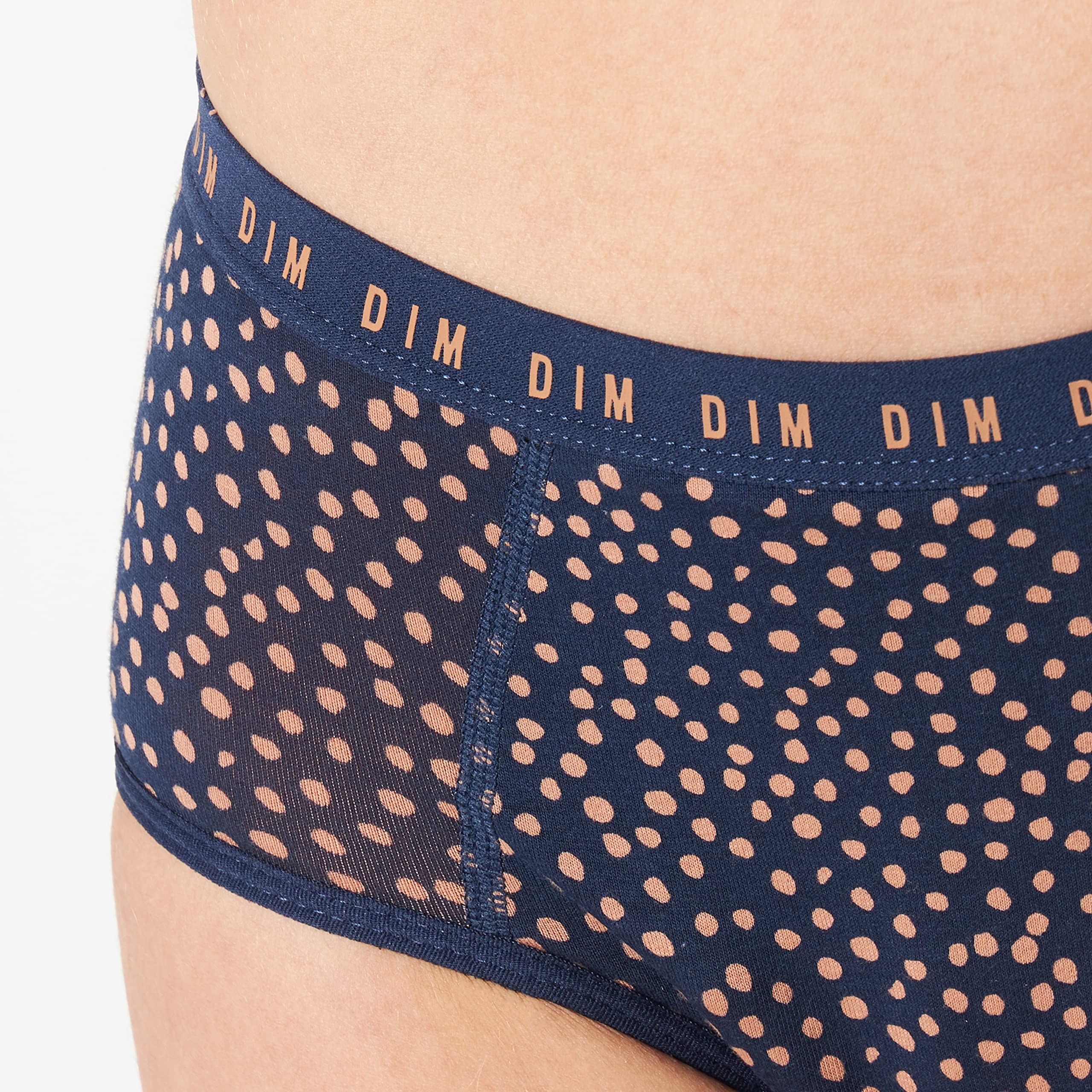 DIM Lingerie Slip Donna 38 Pois Cotone