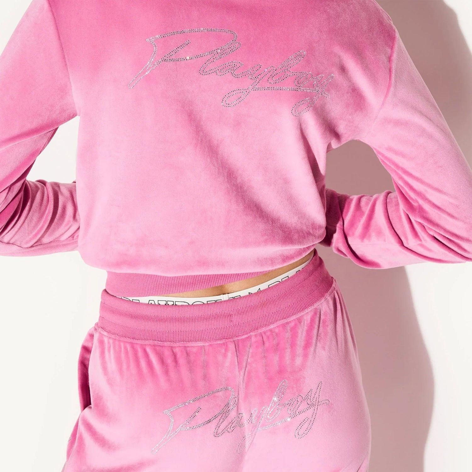 Playboy Velour giacca donna zip intera velluto morbido