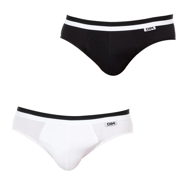 DIM Basic slip uomo 2 pezzi cotone elastico comfort