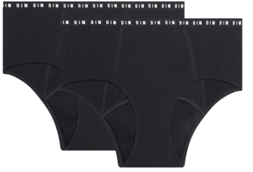 DIM Protect Slip Mestruale Donna x2 Cotone Bio Flusso Abbondante