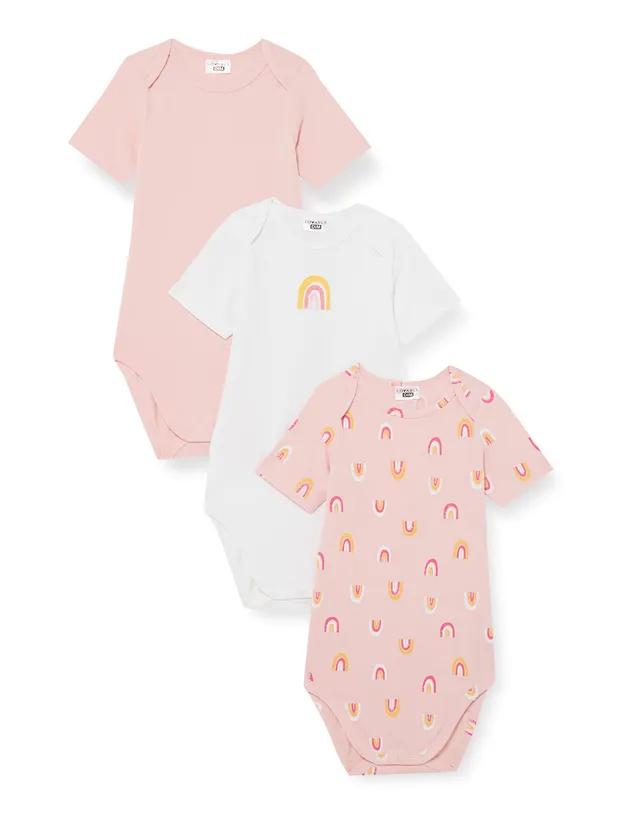 DIM Baby Body Manica Corta Pacco da 3 Cotone Bio