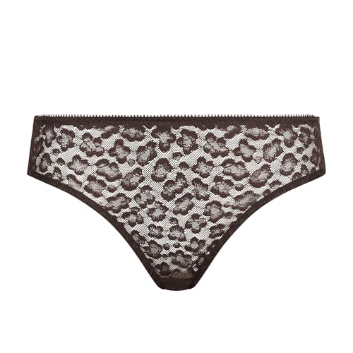 DIM Generous slip donna XXS leo choco microfibra