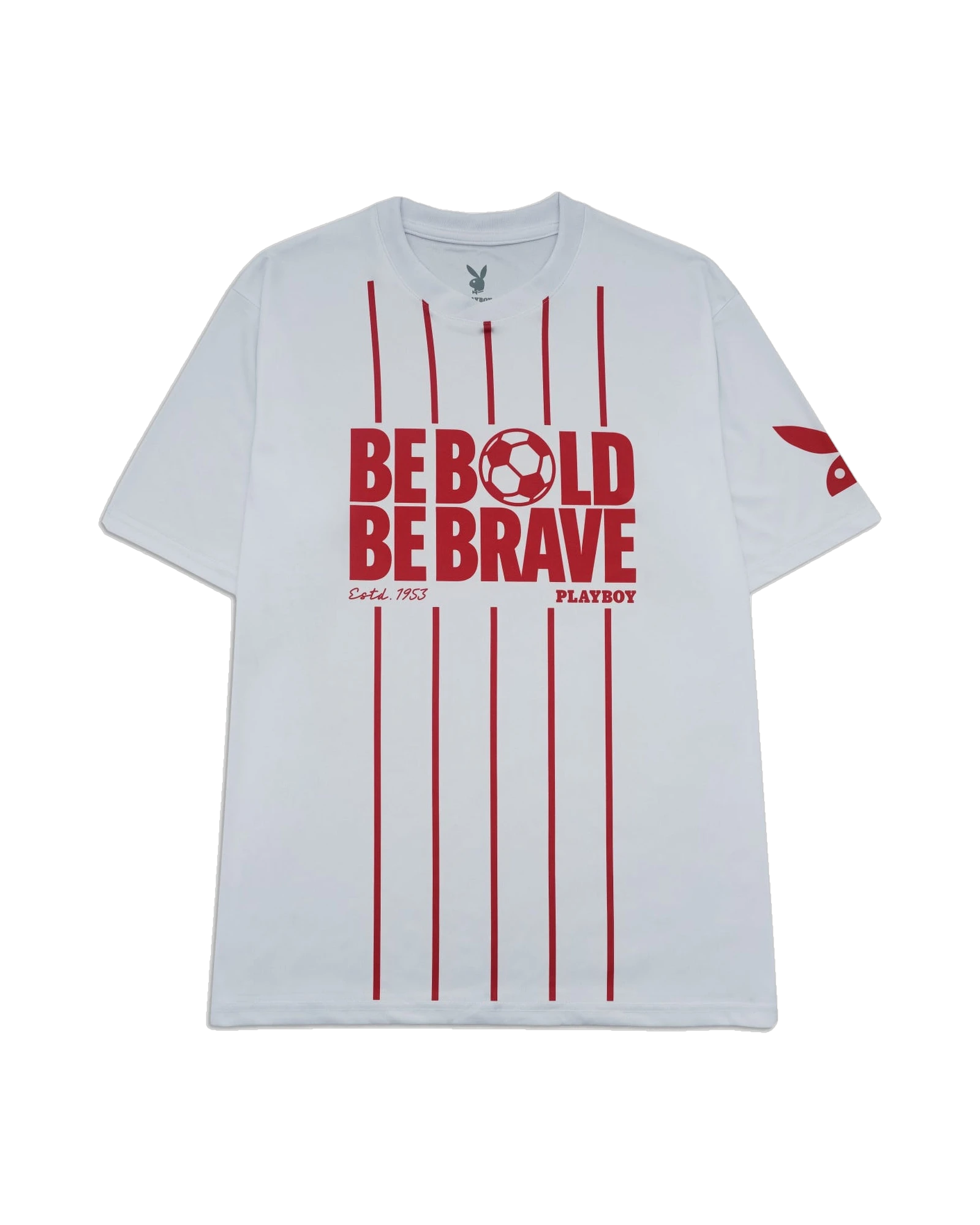 Playboy Be Bold Be Brave Jersey maglia bianca poliestere