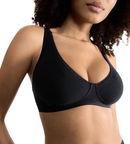 sloggi Basic+ Soft Bra reggiseno nero 65A senza ferretto