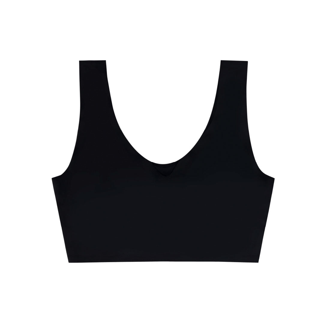René Rofé Wireless reggiseno sportivo S nero/beige 2 pezzi seamless