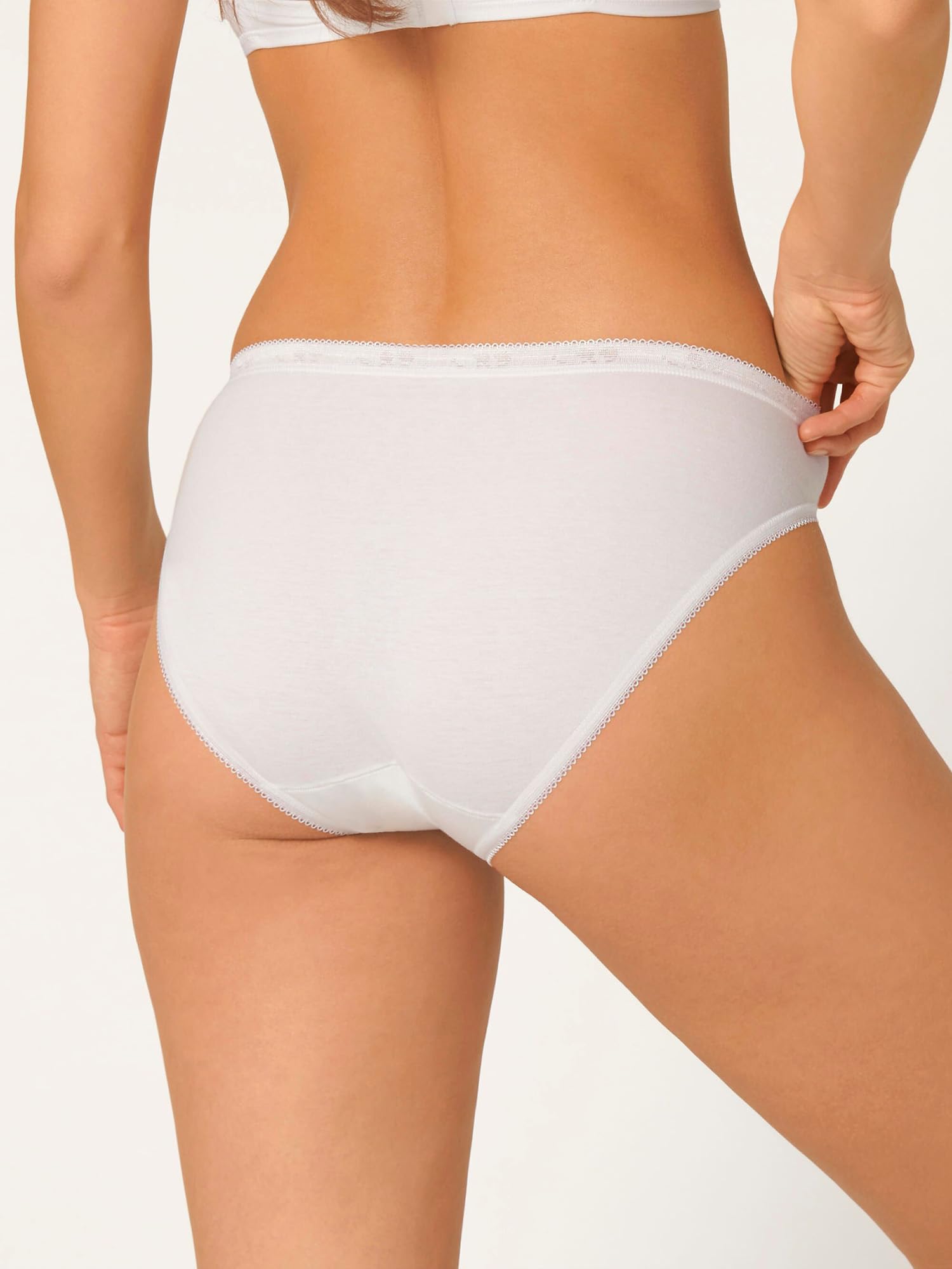 Sloggi Basic+ Tai slip donna 6 pezzi bianco cotone