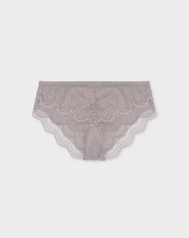 René Rofé Embrace It slip hipster pizzo taupe cotone