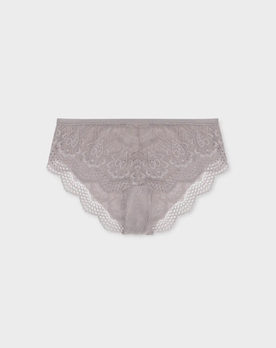 René Rofé Embrace It slip hipster pizzo taupe cotone