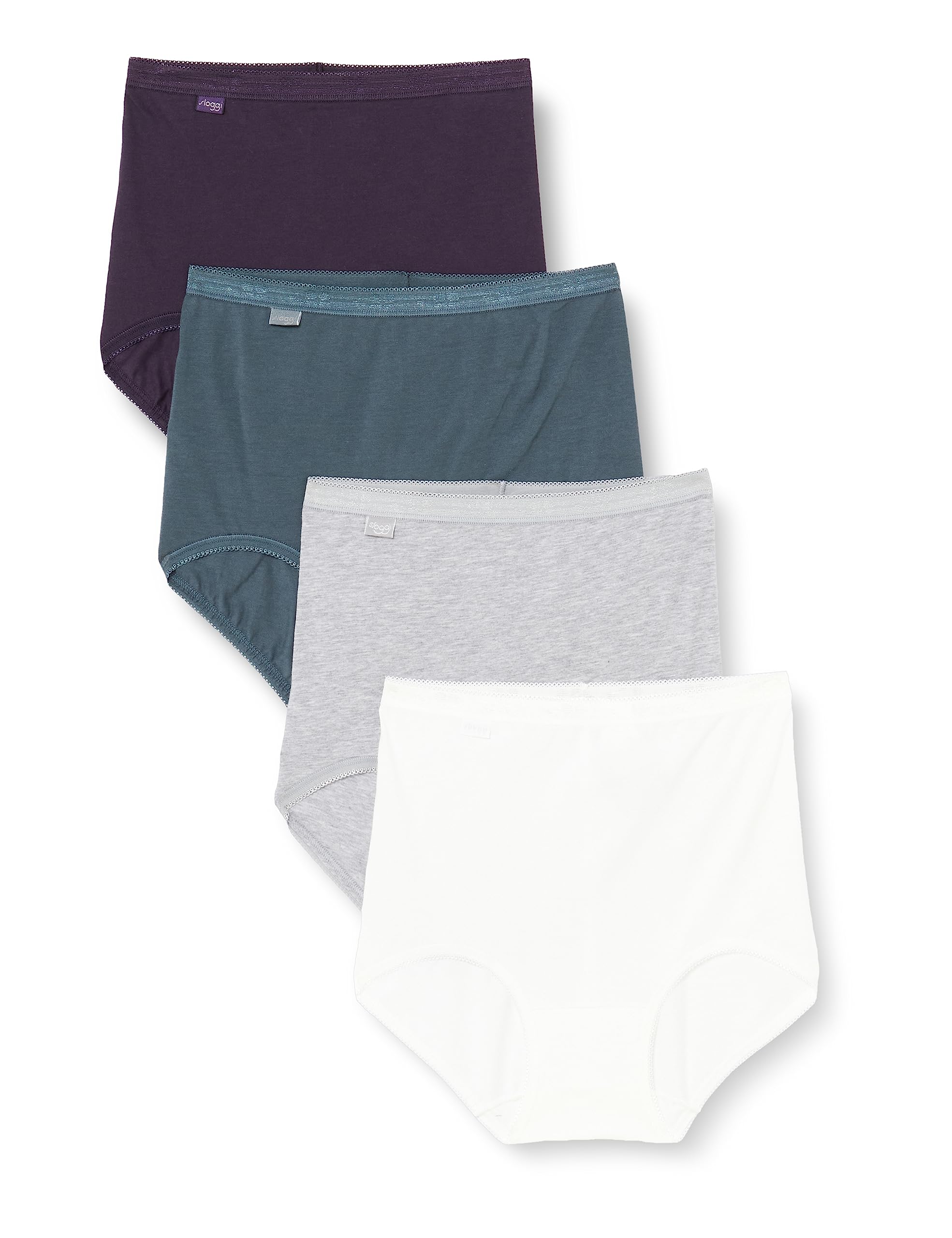 Sloggi Basic+ Slip Donna Cotone x4 Uso Quotidiano