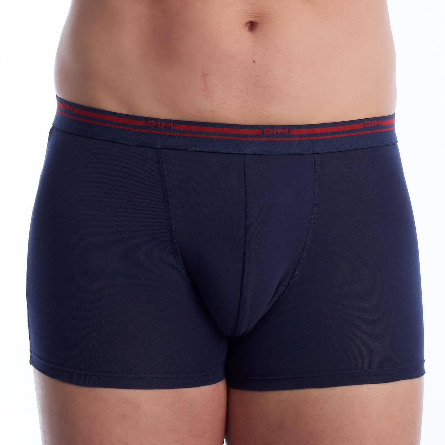 DIM Colori Classici Cotton Stretch boxer uomo x3 L blu cotone