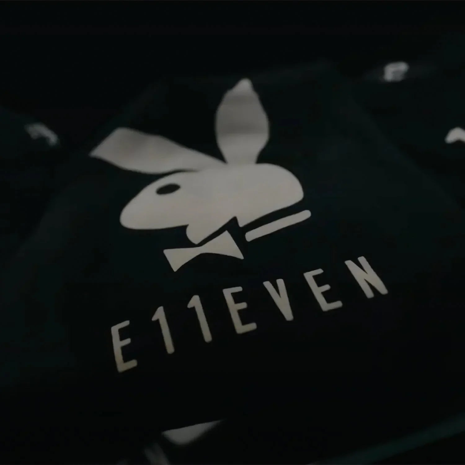 Playboy E11even Tee maglietta nera cotone