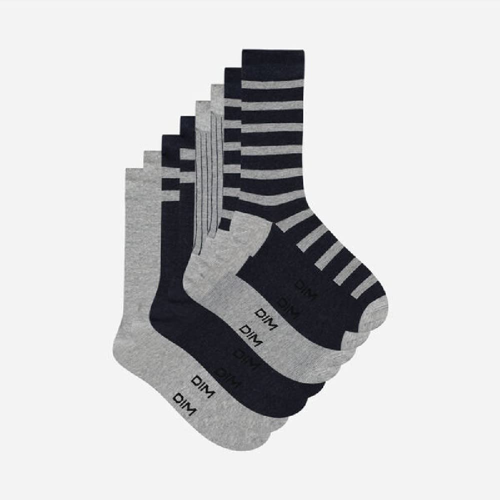 Dim Ecodim Style Calze Uomo 4pz Cotone Mezza Gamba