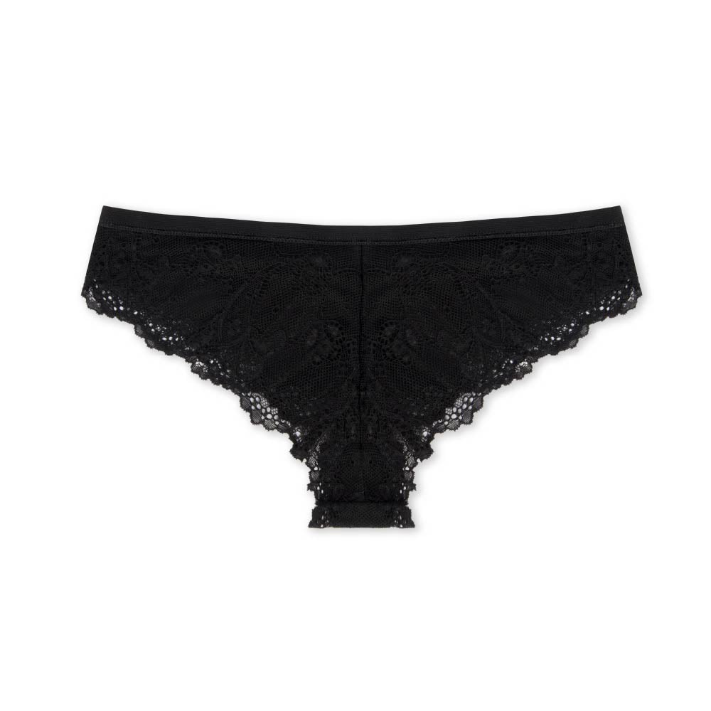 René Rofé Red Carpet Ready Tanga M Nero in Pizzo