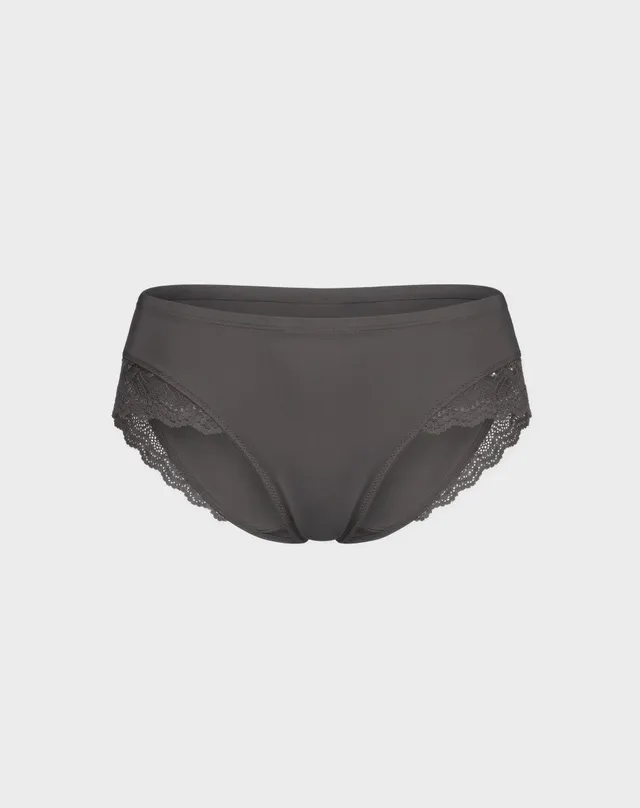 René Rofé Neo Du Jour Laser Cut slip hipster pizzo taupe