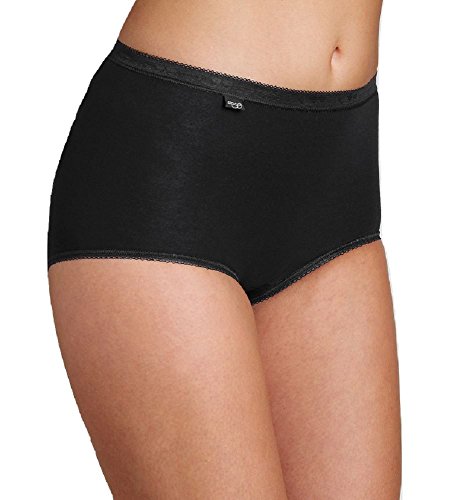 Sloggi Basic+ slip donna nero 4 pezzi cotone morbido