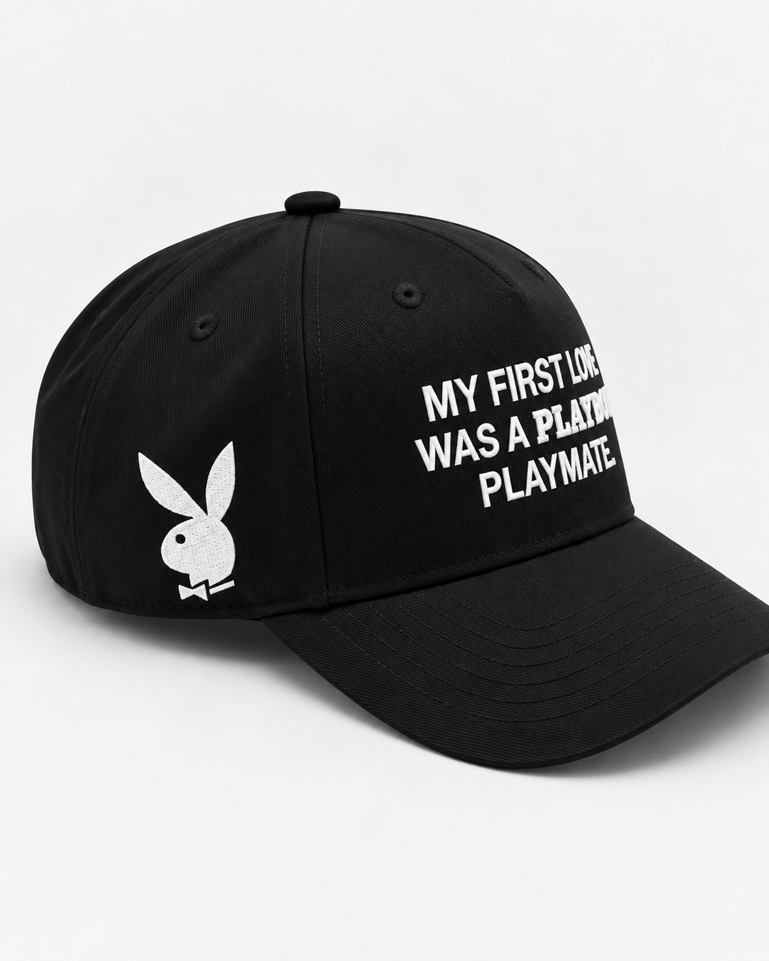 Playboy x Audien First Love cappello nero ricamato