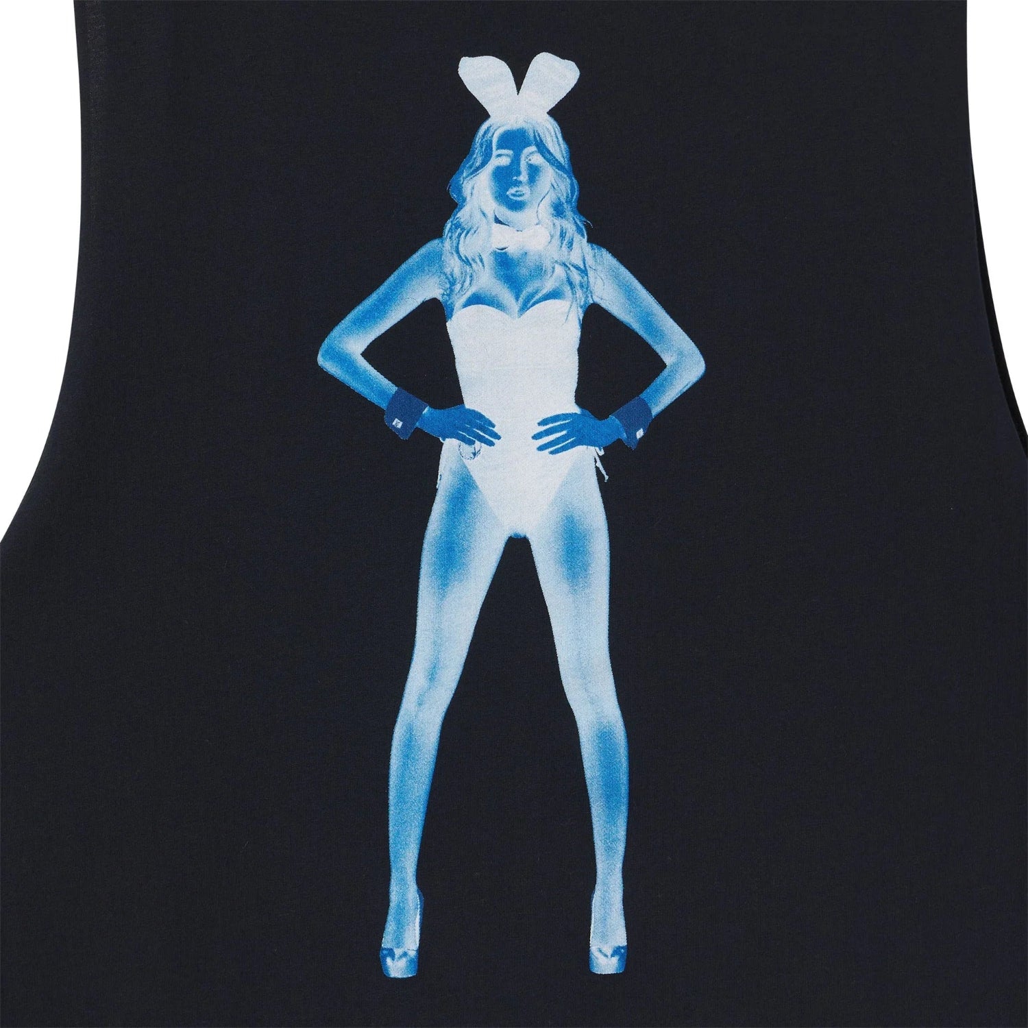 Playboy September 2015 Playmate X-Ray canotta blu cotone