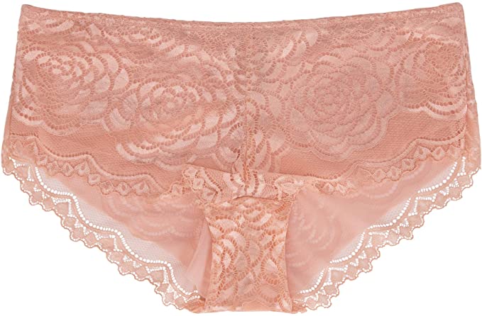 René Rofé Floral Lace Hipster slip pizzo 5 pezzi rosa