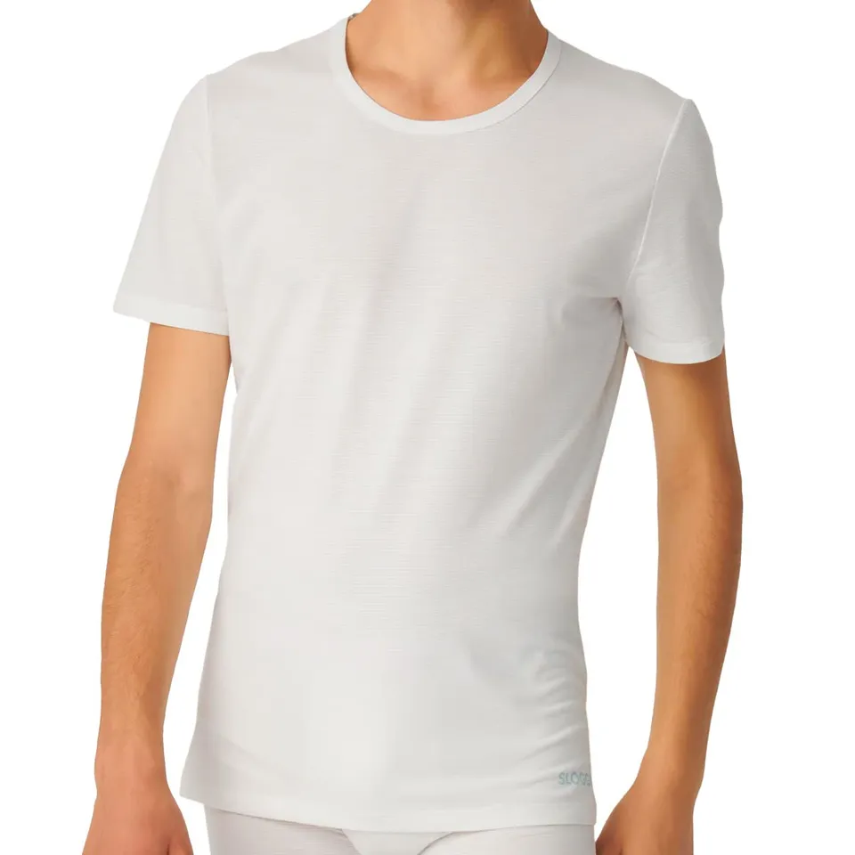 Sloggi Ever Cool O-Neck Maglietta Uomo Nero Leggera