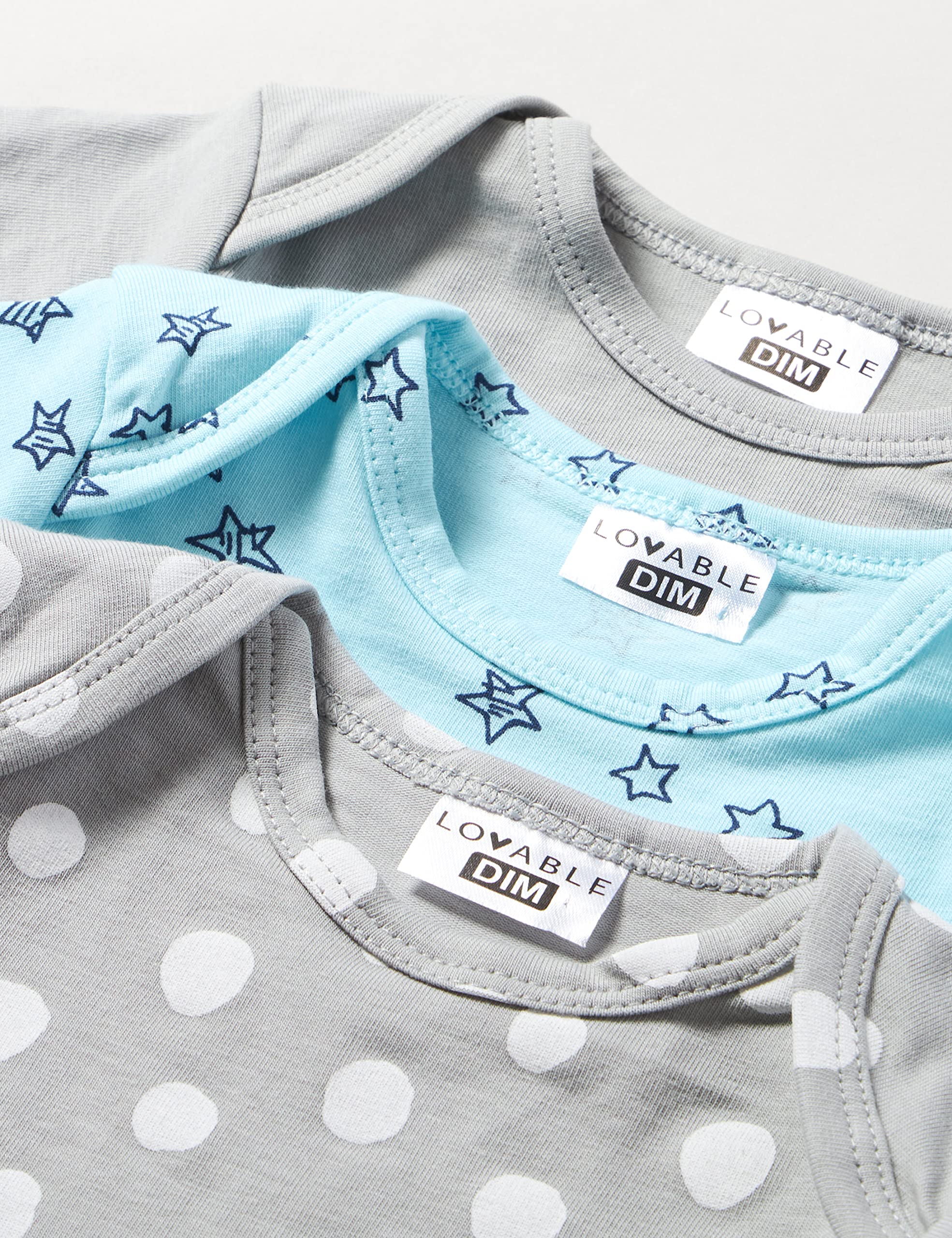 DIM Baby Body Neonato x6 Misto Cotone