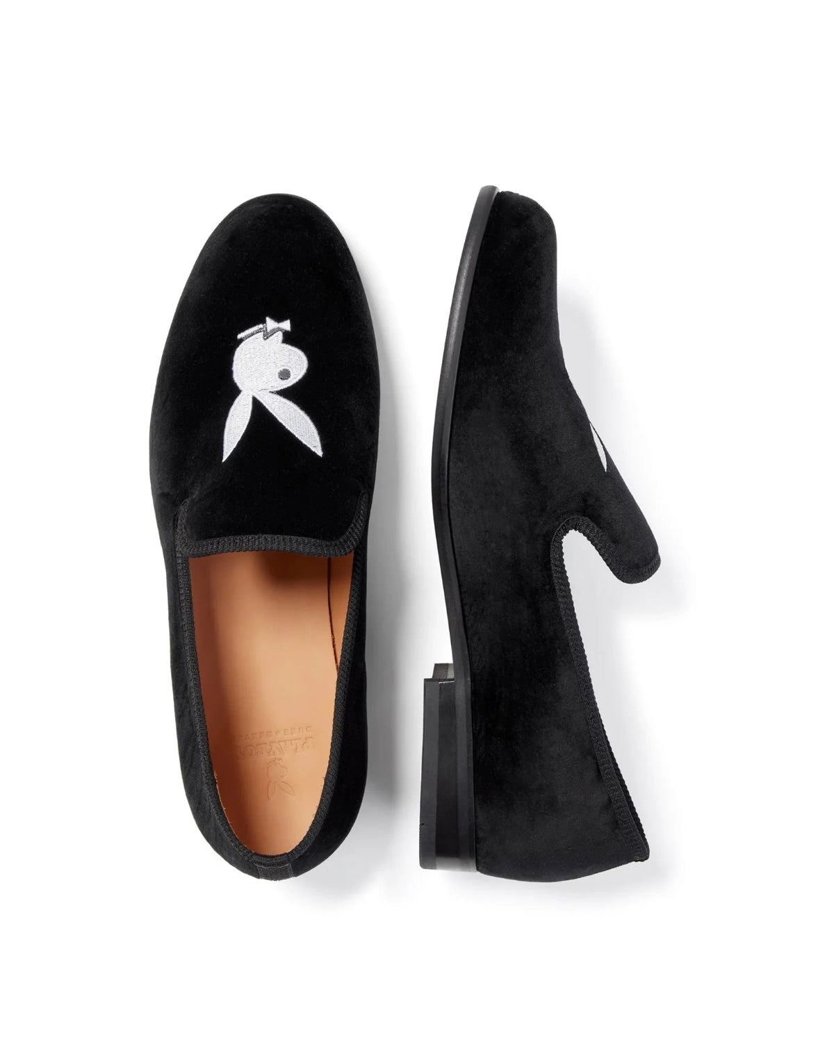 Playboy Duke Dexter Velvet Bunny mocassini velluto