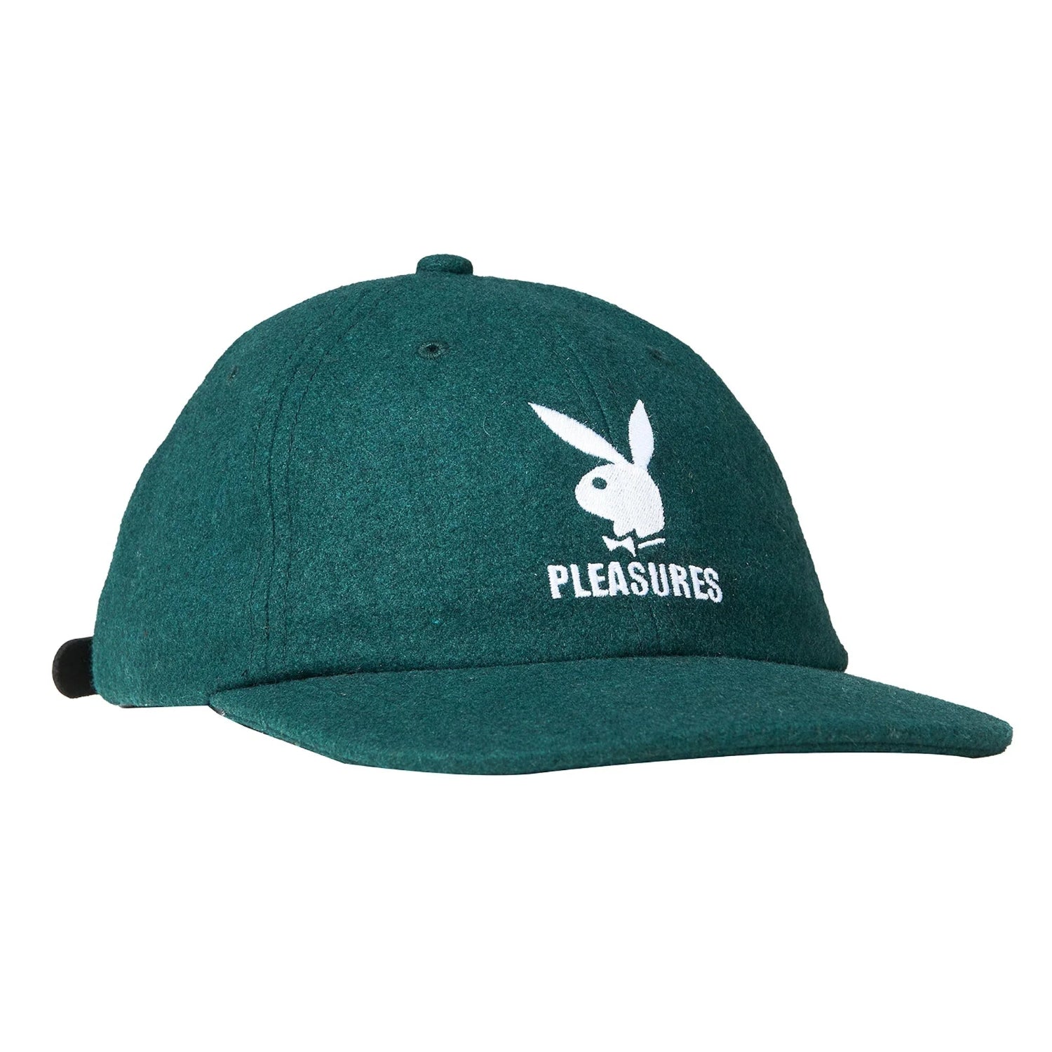 Playboy Pleasures Wool Strapback cappellino nero lana