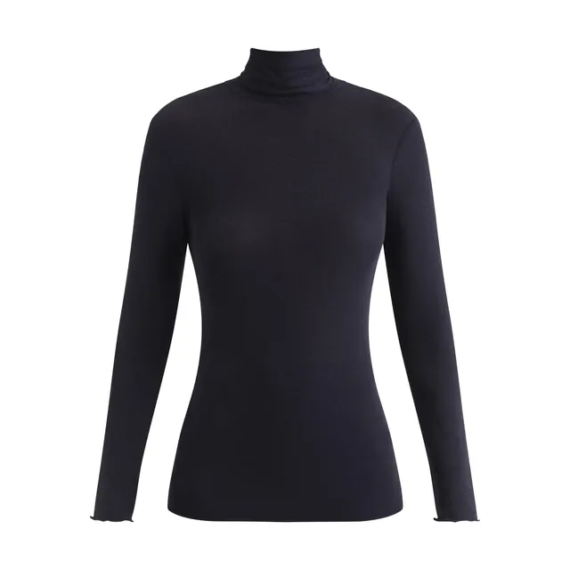DIM Termale body donna dolcevita cashmere nero
