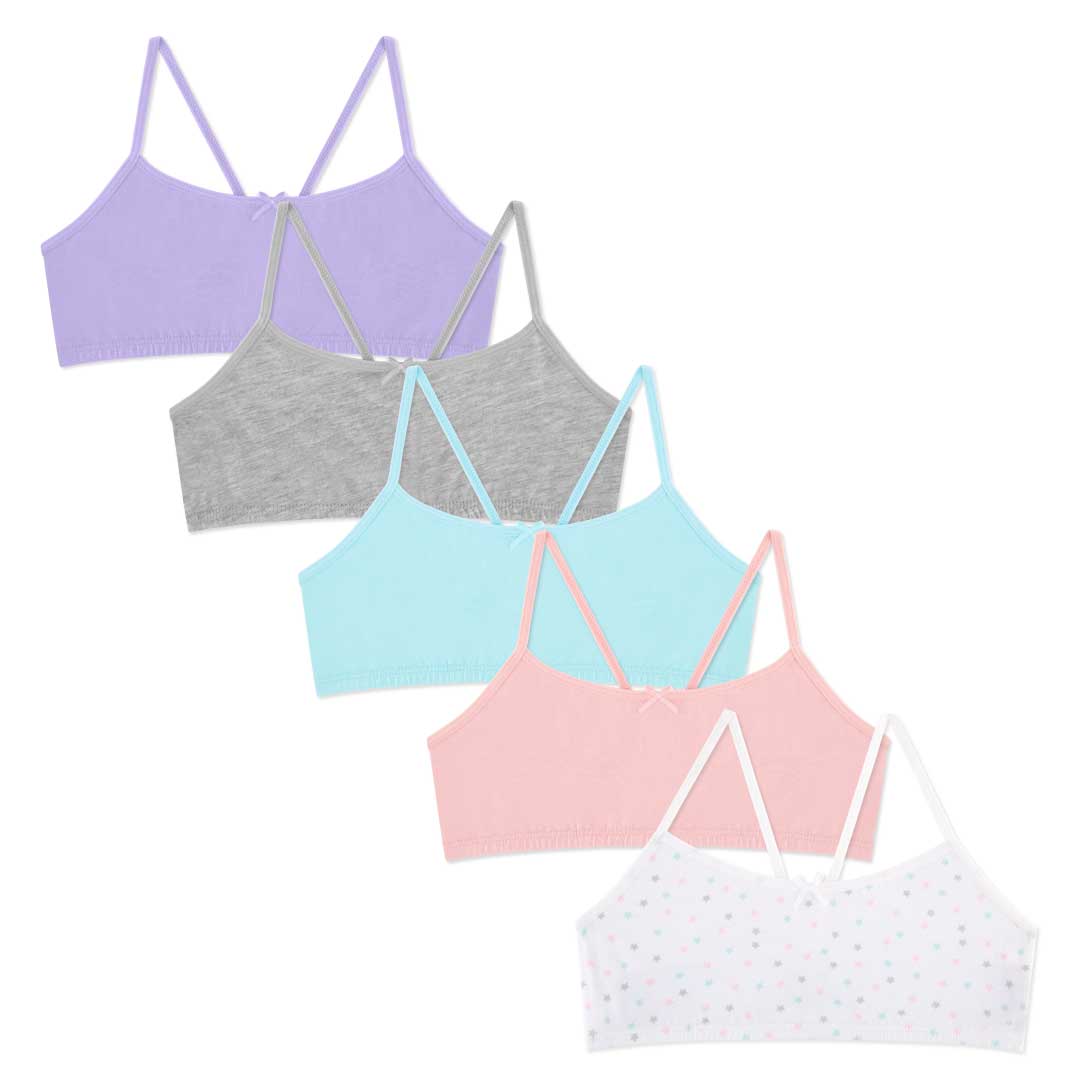 René Rofé 5 Pack Cotton Racerback top cotone tinta unita M
