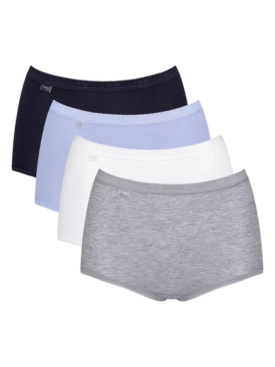Sloggi Basic+ Slip Donna Cotone x4 Uso Quotidiano