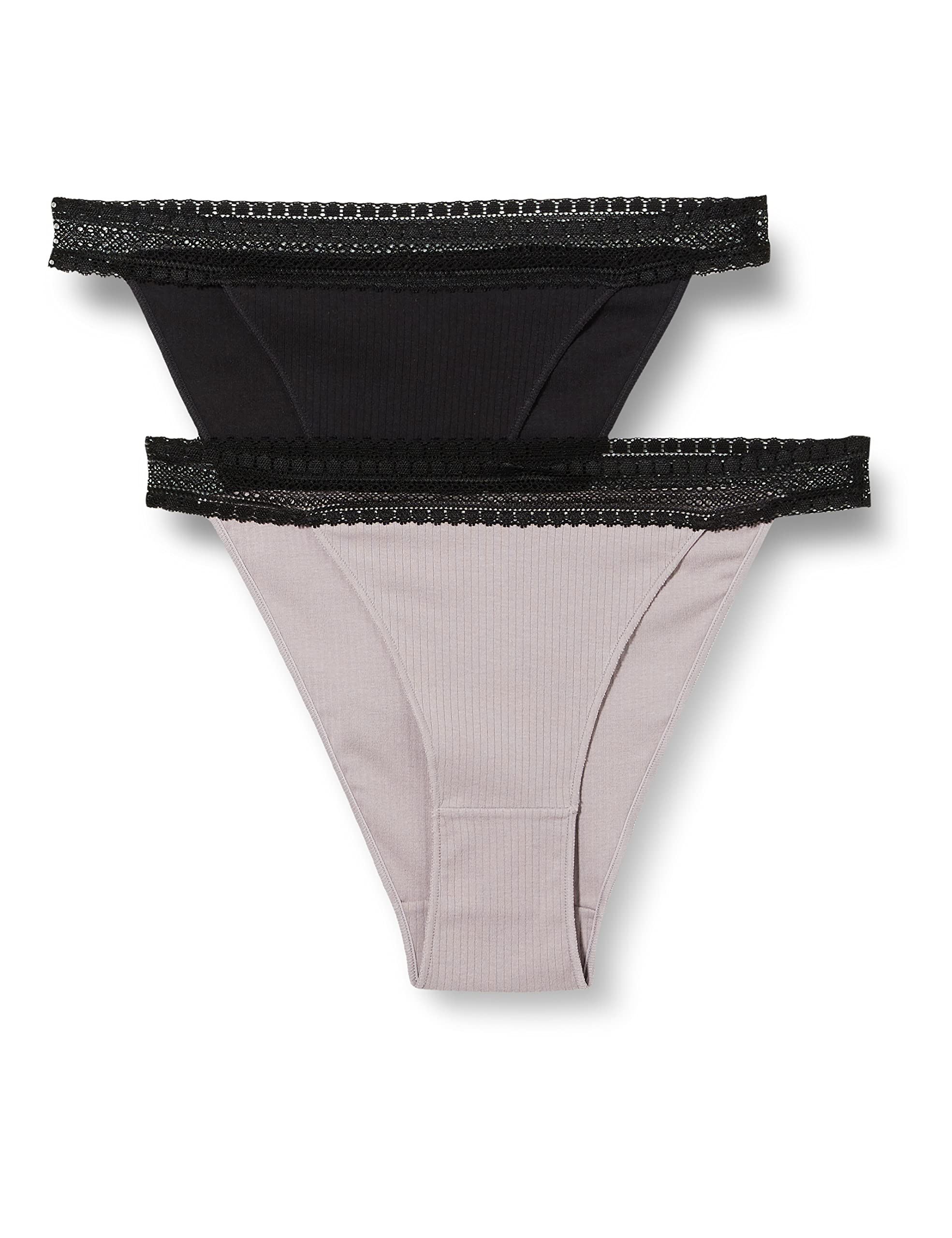 sloggi GO Ribbed tanga donna x2 cotone costine