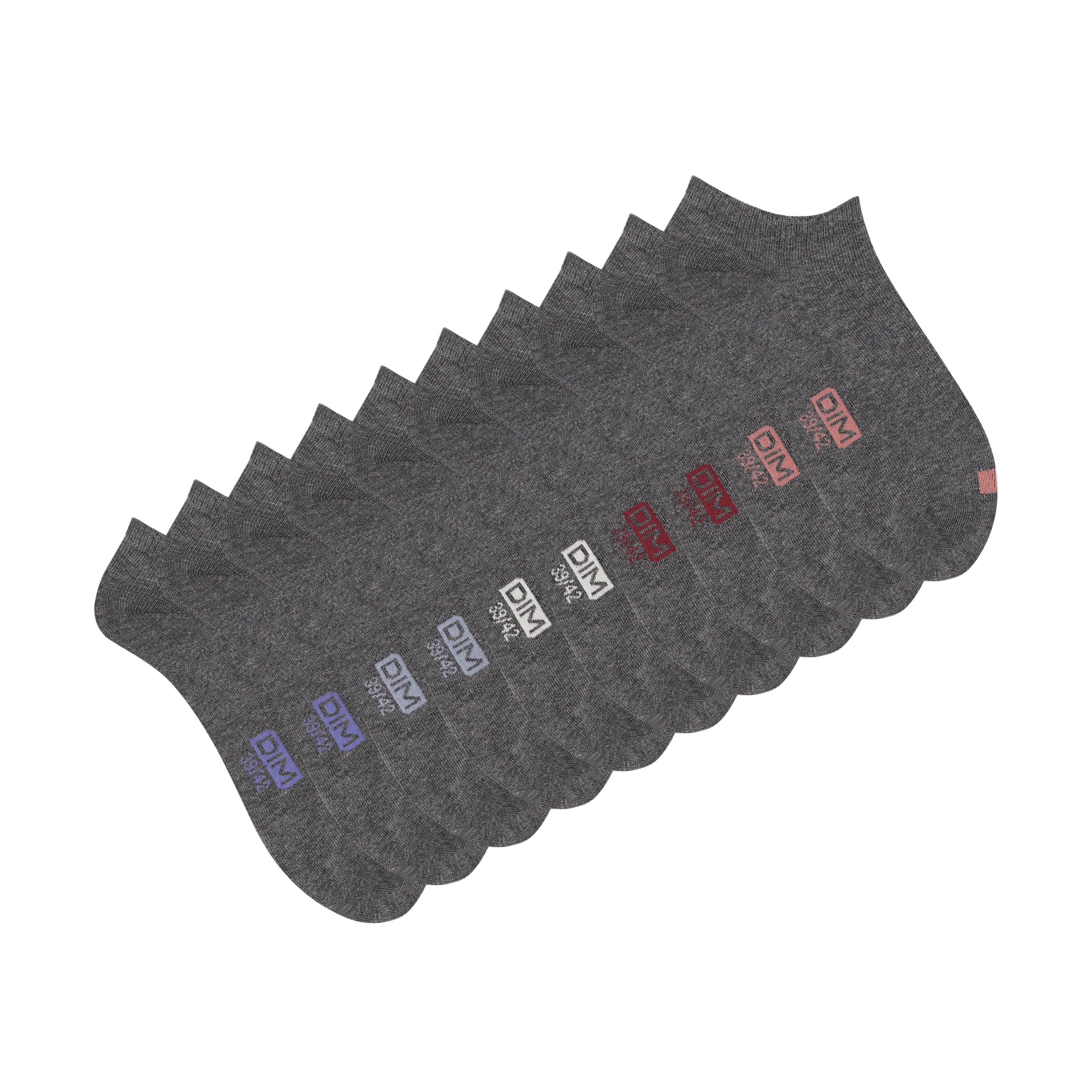 DIM Ecodim calzini uomo x5 neri maglia fine