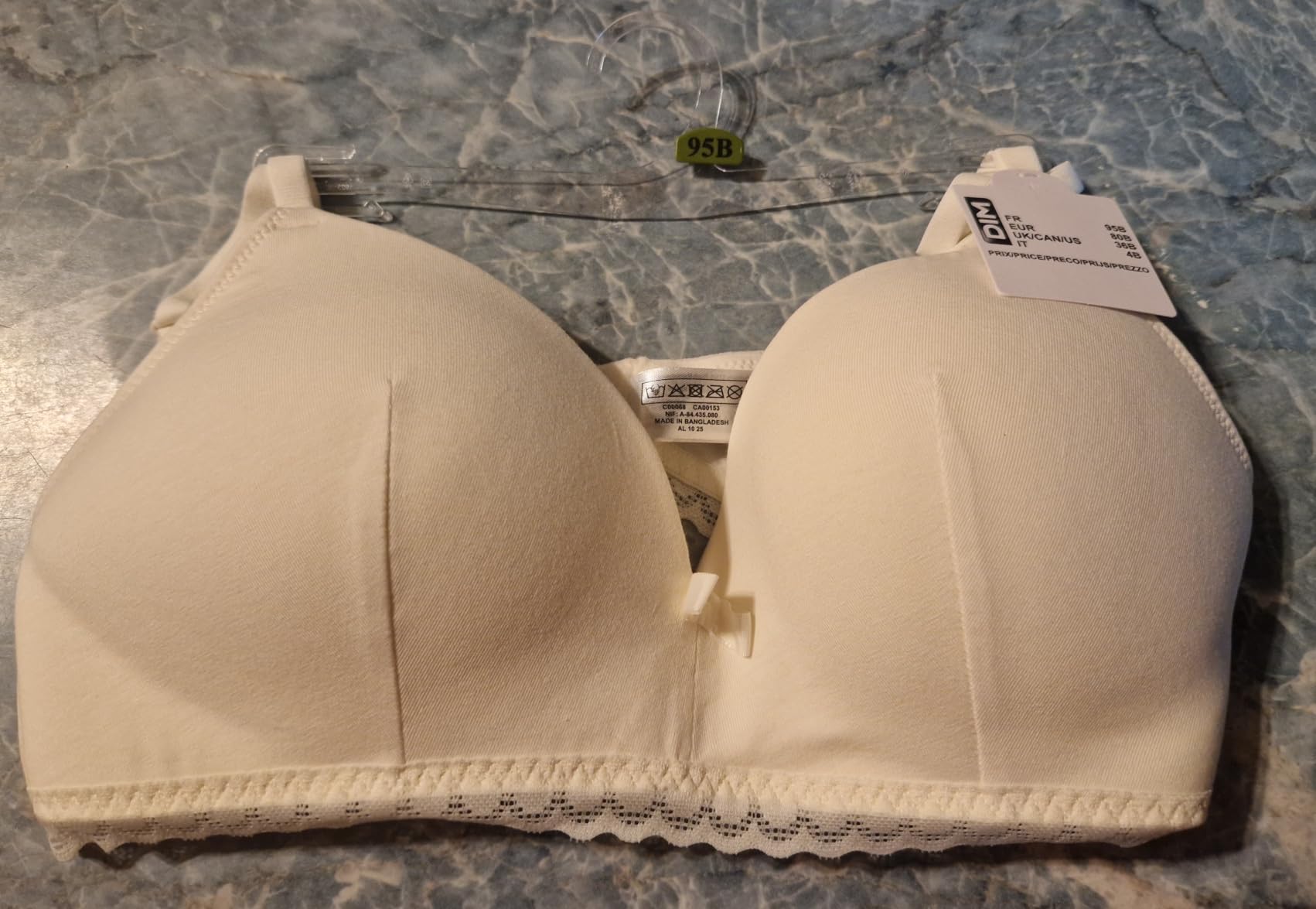 DIM Daily Coton Reggiseno Triangolo Donna Imbottito con Ferretto