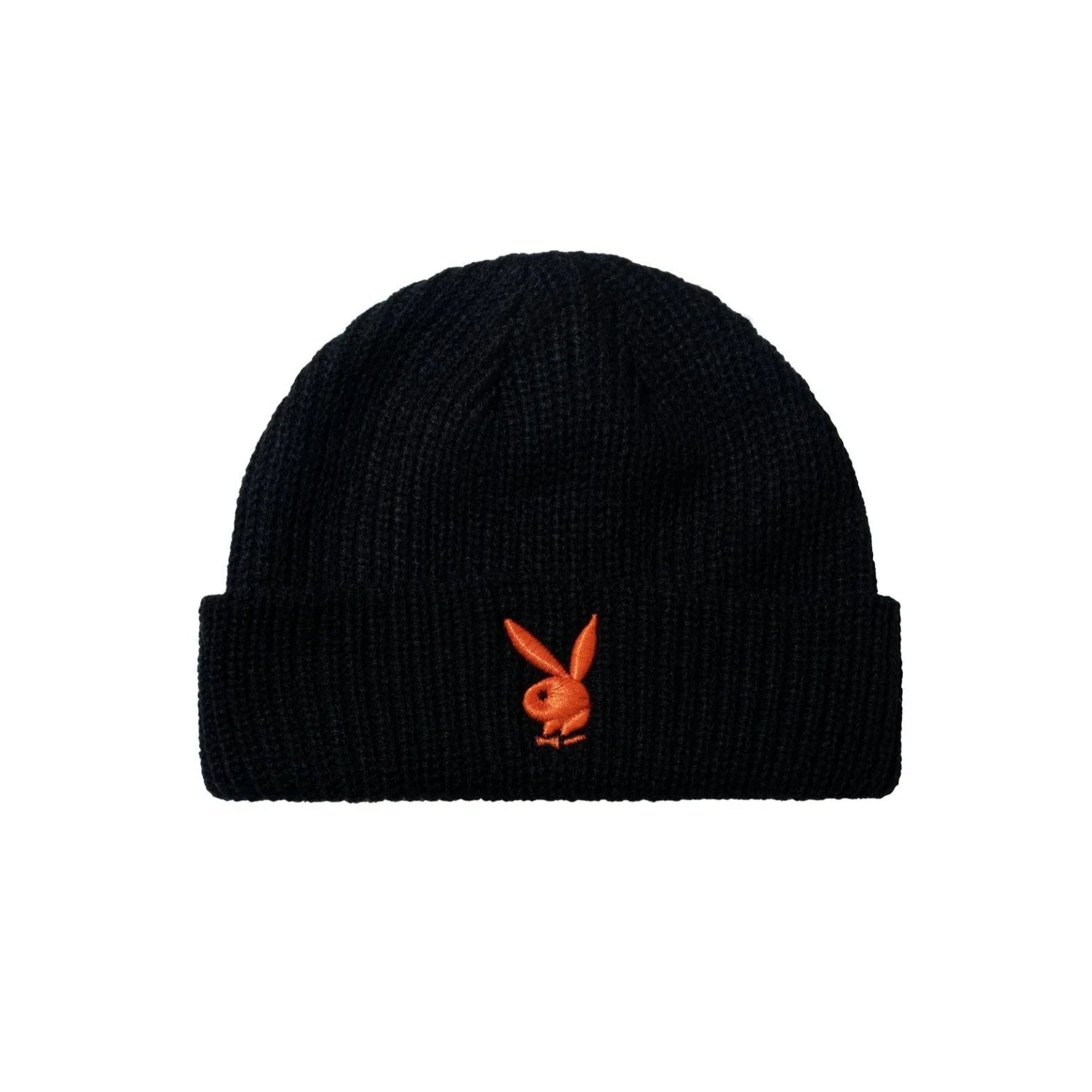 Playboy Beanie Rabbit Head Nero Lana Acrilica