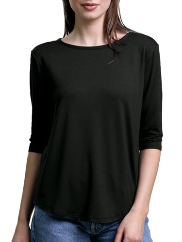 Egi 2133 maglia donna bianco L-XL viscosa 3/4