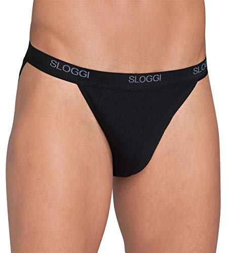 sloggi slip basso uomo XS 2pz cotone bianco