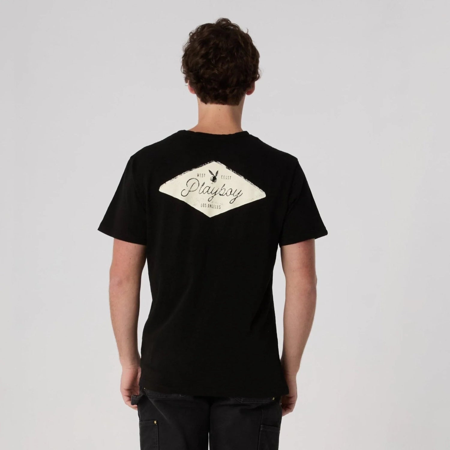 Playboy West Coast Playboy Tee t-shirt nera cotone