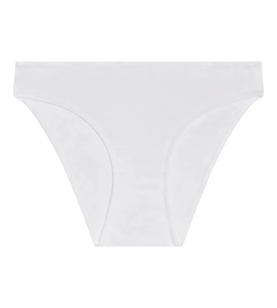 DIM Essentiels slip bianco 3XS cotone x1 classico
