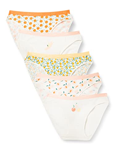 Dim Mutande Slip Donna Pacco da 5 Cotone Elastico Morbido